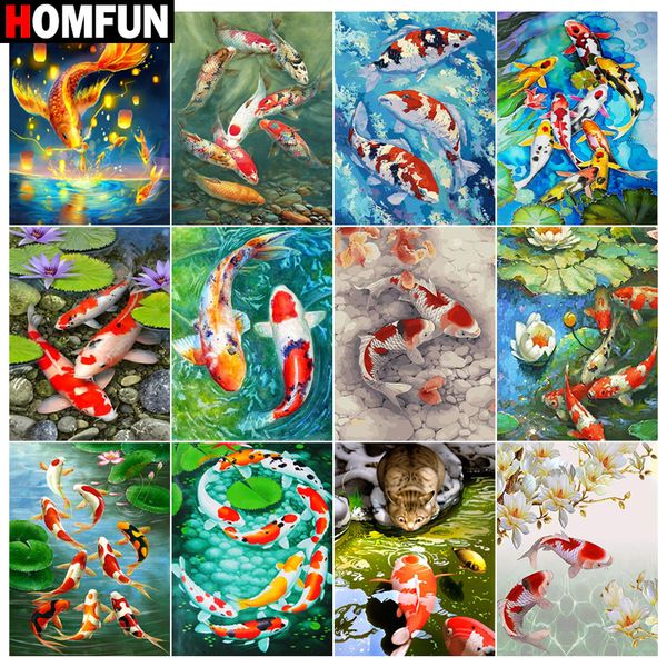 homfun 5d diamond painting full square/round "koi fish lotus lake" picture of rhinestone diy diamond embroidery home decor
homfun 5d diamond painting full square/round "koi fish lotus lake" picture of rhinestone diy diamond embroidery home decor