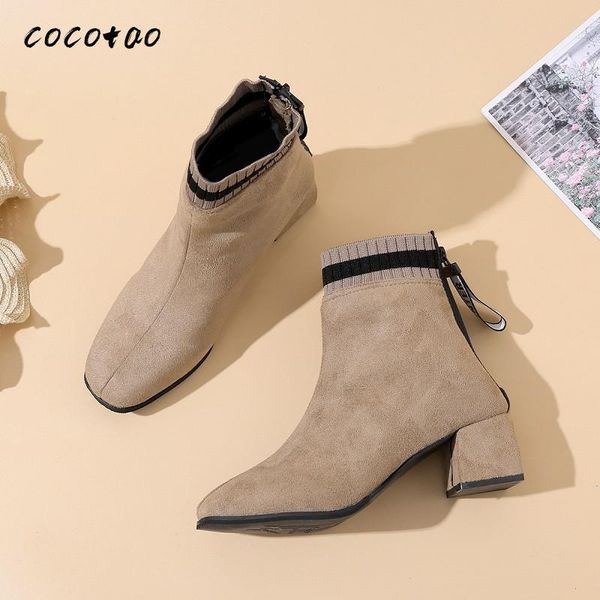 female british style 2020 new autumn fashion wild thick-heel college style european and american retro short boots, Black
female british style 2020 new autumn fashion wild thick-heel college style european and american retro short boots, Black