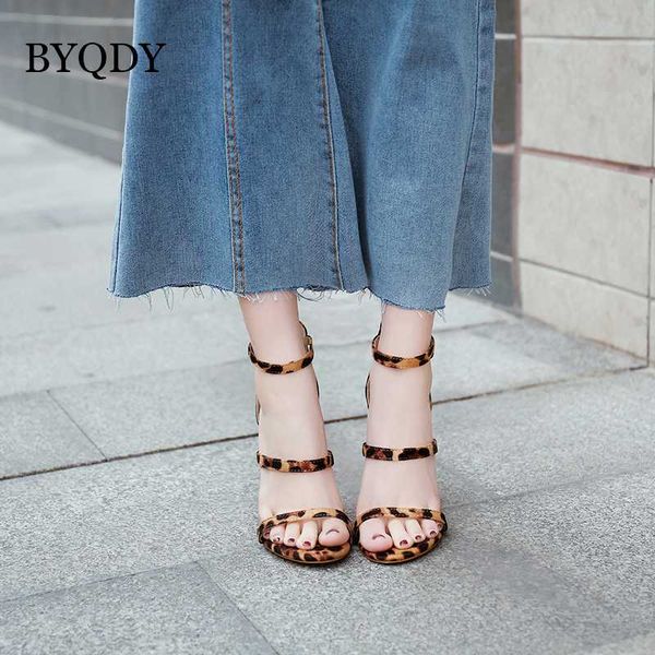 byqdy 2020 narrow bands leopard print women sandals high heels summer ankle strap thin heel pu ladies sandals with zip footwear, Black
byqdy 2020 narrow bands leopard print women sandals high heels summer ankle strap thin heel pu ladies sandals with zip footwear, Black
