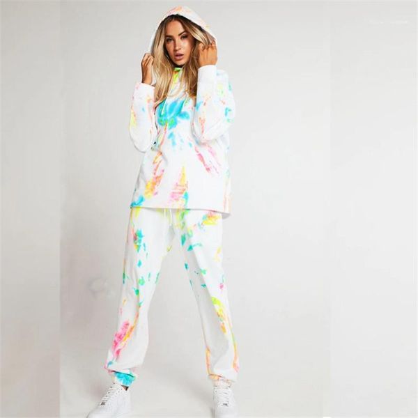 color hooded oversize 2 piece sets new women autumn winter homewear tie dyed women tracksuit fashion white, Gray
color hooded oversize 2 piece sets new women autumn winter homewear tie dyed women tracksuit fashion white, Gray