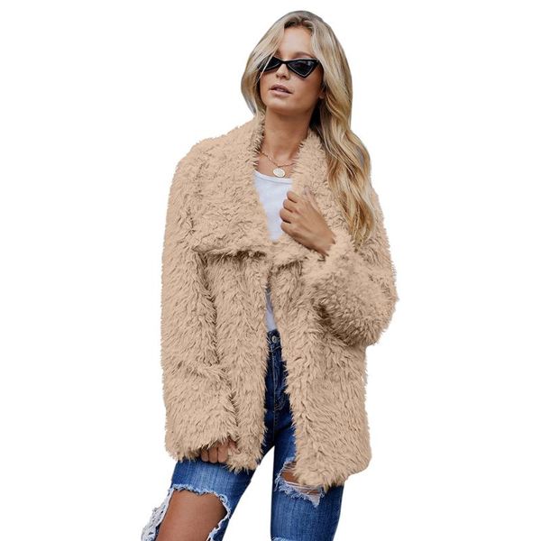 women's wool & blends woolen coat women autumn and winter european american fashion warm solid color leisure long sleeve, Black
women's wool & blends woolen coat women autumn and winter european american fashion warm solid color leisure long sleeve, Black