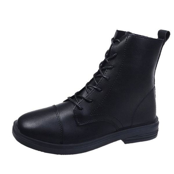 женщины новые кожаные сапоги вскользь lace up водонепроницаемый низкие каблуки черный клин женщин покрытием зимние сапоги, Black
женщины новые кожаные сапоги вскользь lace up водонепроницаемый низкие каблуки черный клин женщин покрытием зимние сапоги, Black