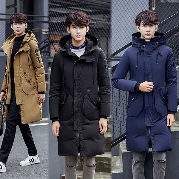 hooded long winter duck down parkas men casual clothing outwear down jackets male thick coat fashion puffer jacket jk-624, Black
hooded long winter duck down parkas men casual clothing outwear down jackets male thick coat fashion puffer jacket jk-624, Black