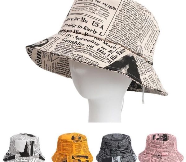 Black White Letter newspaper Print Sun Hat Fashion Hats Fisherman Hop Men Fishing Hip Outdoor Street Casque Cap Hat Bucket I7I7
Black White Letter newspaper Print Sun Hat Fashion Hats Fisherman Hop Men Fishing Hip Outdoor Street Casque Cap Hat Bucket I7I7