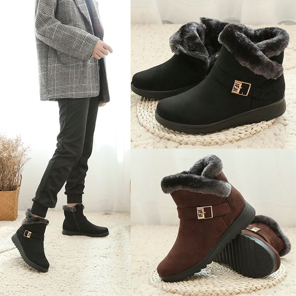 winter warm women fur snow shoes flats ankle snow boots women 2020 fashion black round toe casual slip on ladies boots sale
winter warm women fur snow shoes flats ankle snow boots women 2020 fashion black round toe casual slip on ladies boots sale