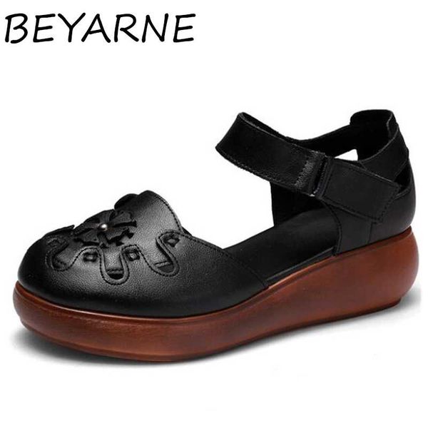 beyarne high cowhide round head fashion elegant comfortable shoes woman summer leather sandals new wedge sandals women sandal, Black
beyarne high cowhide round head fashion elegant comfortable shoes woman summer leather sandals new wedge sandals women sandal, Black
