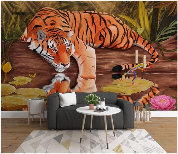 custom 3d p wallpaper mural on the wall hand drawn tiger king of tropical forest home decor living room wallpaper for walls 3 d
custom 3d p wallpaper mural on the wall hand drawn tiger king of tropical forest home decor living room wallpaper for walls 3 d
