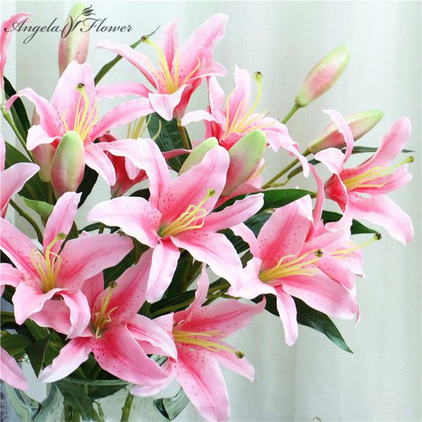 decorative flowers & wreaths 77cm large size 6 heads artificial flower lily bouquet wedding decor for home table office silk arrangement
decorative flowers & wreaths 77cm large size 6 heads artificial flower lily bouquet wedding decor for home table office silk arrangement