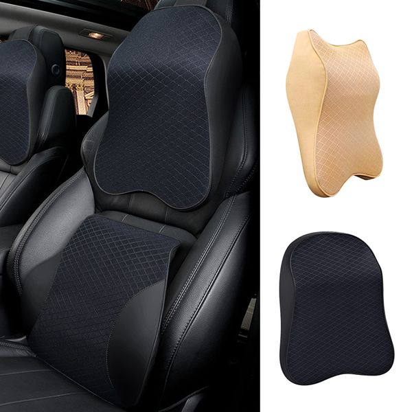 3d memory foam car neck pillow pu leather car pillow waist rest seat back rest lumbar cushion for accessories tslm1
3d memory foam car neck pillow pu leather car pillow waist rest seat back rest lumbar cushion for accessories tslm1
