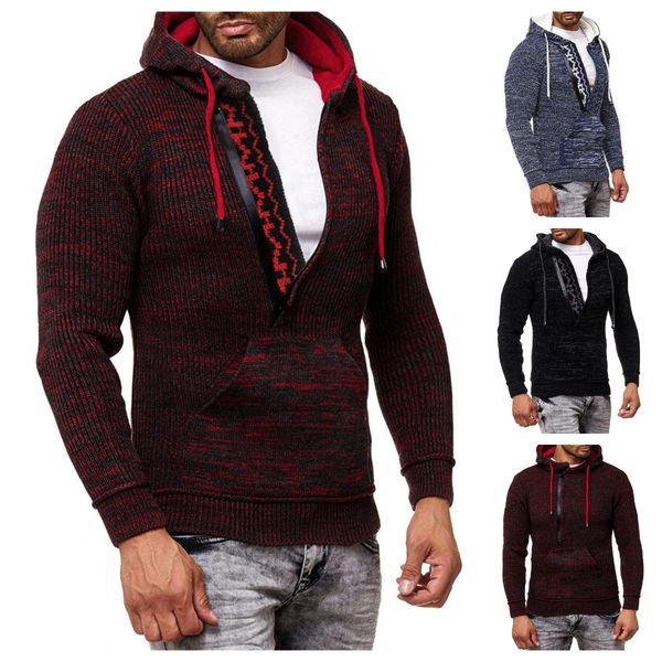 christmas sweater long sleeve knitted diagonal zipper hooded sweater thickened jacquard sweater coat for men casual, White;black
christmas sweater long sleeve knitted diagonal zipper hooded sweater thickened jacquard sweater coat for men casual, White;black