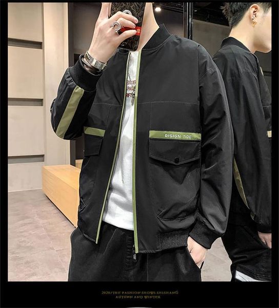 color coats mens designer letters jackets long sleeve outerwear with zipper fashion mens ins style slim solid, Black;brown
color coats mens designer letters jackets long sleeve outerwear with zipper fashion mens ins style slim solid, Black;brown