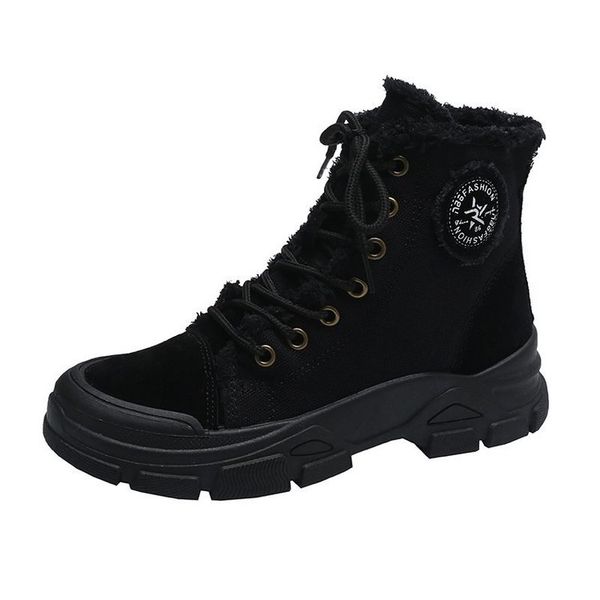 women autumn work&safety ankle boots for ladies cross-tied canvas rubber boots shoes woman lace up handmade footwear 2020 boot, Black
women autumn work&safety ankle boots for ladies cross-tied canvas rubber boots shoes woman lace up handmade footwear 2020 boot, Black