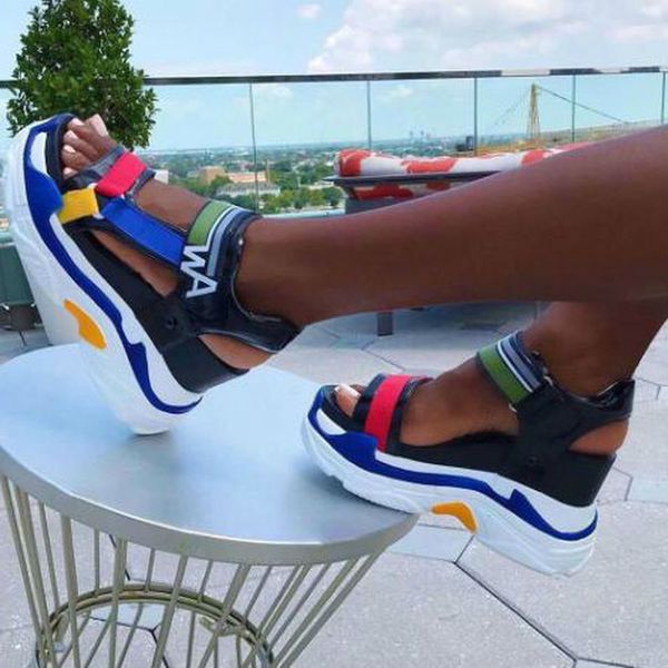 women summer high heels sandals wedges pump shoes woman open toe platform bohemia plus size sandalias mujer sapato femininod1275, Black
women summer high heels sandals wedges pump shoes woman open toe platform bohemia plus size sandalias mujer sapato femininod1275, Black