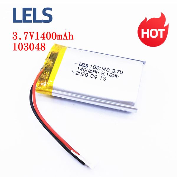 lels 3.7v 103048 1400mah rechargeable lithium li-polymer battery replacement battery diy battery for mp3 mp4 dvd speaker camera
lels 3.7v 103048 1400mah rechargeable lithium li-polymer battery replacement battery diy battery for mp3 mp4 dvd speaker camera