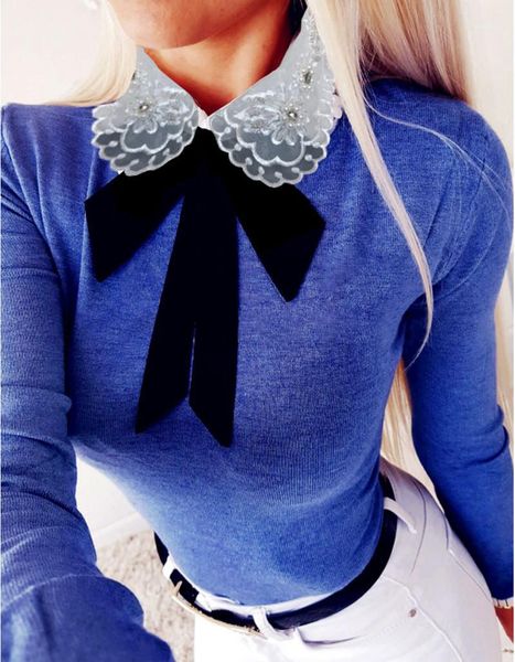 skinny solid color long sleeved lapel neck pullover tshirts fashion women bow designer tshirts women sweet slim, White
skinny solid color long sleeved lapel neck pullover tshirts fashion women bow designer tshirts women sweet slim, White