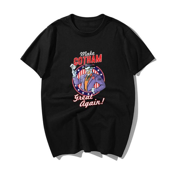 funny joker tshirt men make gotham great again t shirt fashion summer casual cotton short sleeve tshirts, White;black
funny joker tshirt men make gotham great again t shirt fashion summer casual cotton short sleeve tshirts, White;black