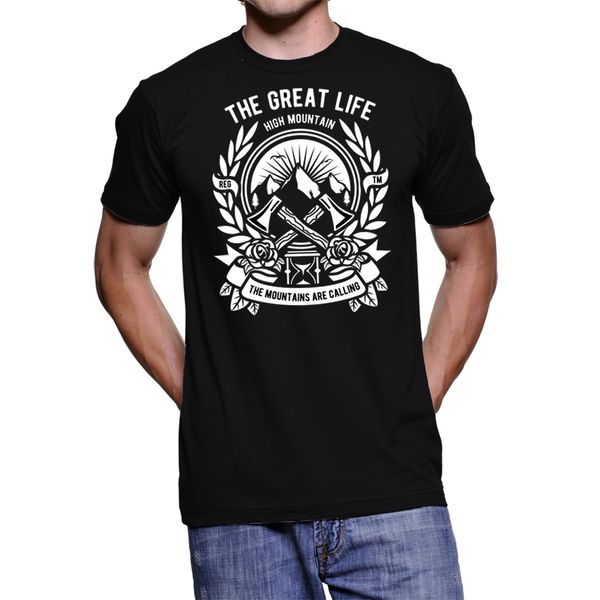 2019 new summer t - shirt uomo mountines calling axe vintage illustration cool men tee shirt
2019 new summer t - shirt uomo mountines calling axe vintage illustration cool men tee shirt