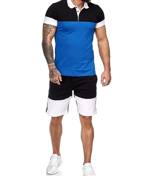 casual tracksuits male clothing mens summer designer suits short sleeve shirts shorts sets 2pcs fashion panelled, Gray
casual tracksuits male clothing mens summer designer suits short sleeve shirts shorts sets 2pcs fashion panelled, Gray
