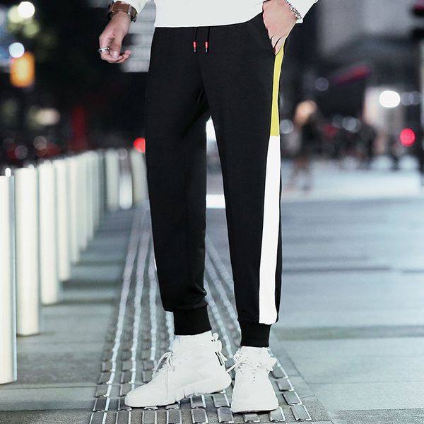 mens pants new pants with panelled pattern loose drawstring sport pants casual nine points sweatpants for man woman very selling, Black
mens pants new pants with panelled pattern loose drawstring sport pants casual nine points sweatpants for man woman very selling, Black