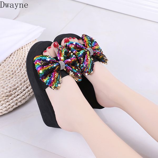 2020 summer new women's wear wild fashion slope with thick bottom beach straight word drag, Black
2020 summer new women's wear wild fashion slope with thick bottom beach straight word drag, Black