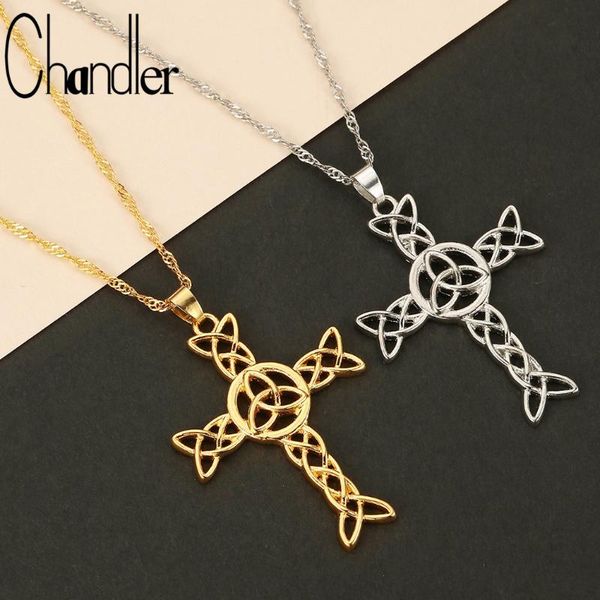 chandler virish celtics knot cross necklace infinity celtick jesus cross pendant women men heart colier classic bijoux, Silver
chandler virish celtics knot cross necklace infinity celtick jesus cross pendant women men heart colier classic bijoux, Silver