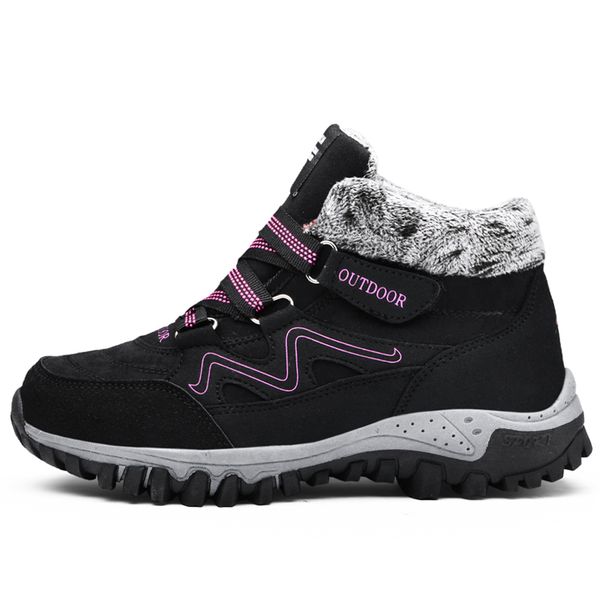 winter women's ankle boots snow women warm thick plush snow boots waterproof female wedge suede non-slip lady casual shoes, Black
winter women's ankle boots snow women warm thick plush snow boots waterproof female wedge suede non-slip lady casual shoes, Black