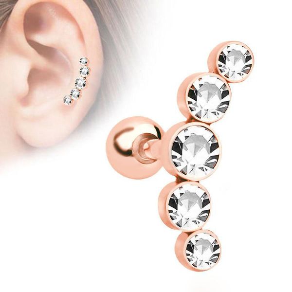 punk women stainless inlay crystal ear studs cartilage helix screw ball ear bone nail piercing tragus earrings jewelry, Golden;silver
punk women stainless inlay crystal ear studs cartilage helix screw ball ear bone nail piercing tragus earrings jewelry, Golden;silver