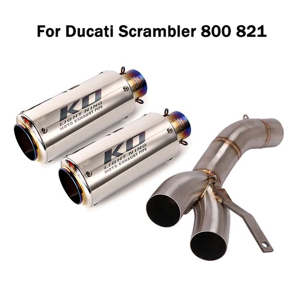 motorcycle exhaust system for 800 821 muffler pipe 51mm slip on middle link connection tube
motorcycle exhaust system for 800 821 muffler pipe 51mm slip on middle link connection tube