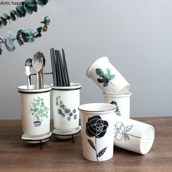storage bottles & jars wall-mounted ceramic chopsticks seat drain bucket household kitchen supplies cutlery box rack tools
storage bottles & jars wall-mounted ceramic chopsticks seat drain bucket household kitchen supplies cutlery box rack tools