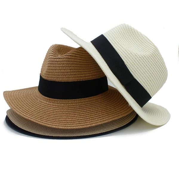 2020 new jazz hat handsome pananma hat fashion caps men/women wide brim straw summer sun beach fedoras cap, Blue;gray
2020 new jazz hat handsome pananma hat fashion caps men/women wide brim straw summer sun beach fedoras cap, Blue;gray