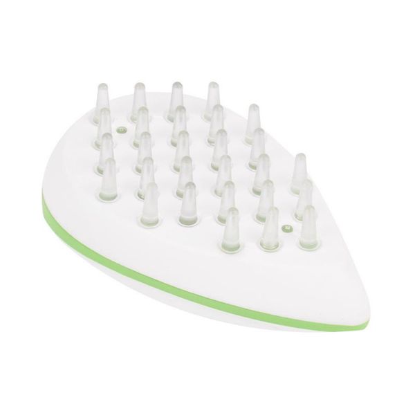 new fashion anti-static mini electric scalp massage comb promote blood circulation brush head massager, Silver
new fashion anti-static mini electric scalp massage comb promote blood circulation brush head massager, Silver
