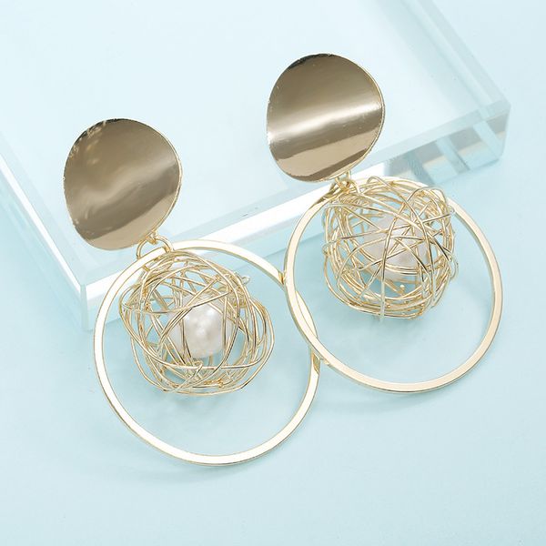 dangle & chandelier vintage stylish earrings for women long gold ball statement earring metal pearl earing hanging fashion trendy jewelry, Silver
dangle & chandelier vintage stylish earrings for women long gold ball statement earring metal pearl earing hanging fashion trendy jewelry, Silver