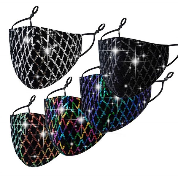 in stock face mask designer fashion face masks women girl colorful facemask dustproof breathable washable adjustable sequin masks
in stock face mask designer fashion face masks women girl colorful facemask dustproof breathable washable adjustable sequin masks