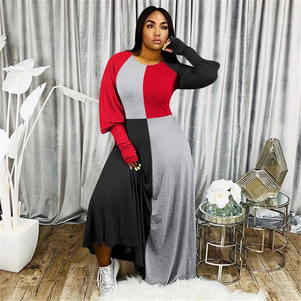 dropshipping autumn womens deisnger a line dress fashion crew neck contrast color printed panelled skinny long sleeve dress, Black;gray
dropshipping autumn womens deisnger a line dress fashion crew neck contrast color printed panelled skinny long sleeve dress, Black;gray