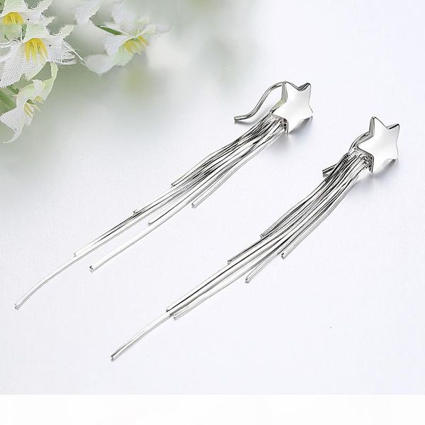 s925 sterling silver earrings long tassel earrings female star models 2020 new fashion jewerly super cents remarkable face-lift pure silver 
s925 sterling silver earrings long tassel earrings female star models 2020 new fashion jewerly super cents remarkable face-lift pure silver