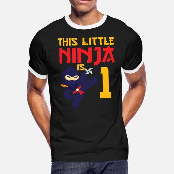 ninja 1st birthday party t shirt men designer short sleeve round neck normal anti-wrinkle fashion summer outfit shirt
ninja 1st birthday party t shirt men designer short sleeve round neck normal anti-wrinkle fashion summer outfit shirt