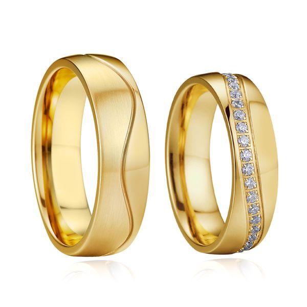 wedding rings luxury italian cz couple ring sets for men and women stainless steel stone anel de ouro bague mariage anillos, Slivery;golden
wedding rings luxury italian cz couple ring sets for men and women stainless steel stone anel de ouro bague mariage anillos, Slivery;golden