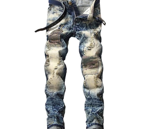 2020 new fashion men's motorcycle pants split leather hole men's pants blue small straight jeans more size 28-38 40
2020 new fashion men's motorcycle pants split leather hole men's pants blue small straight jeans more size 28-38 40