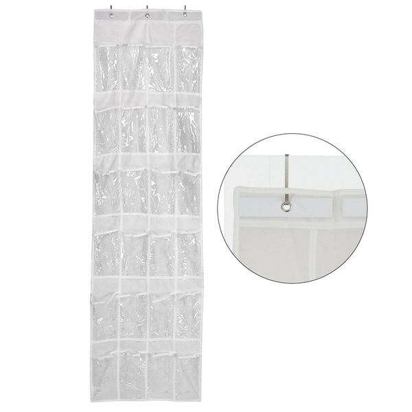 24 pockets shoes organizer household storage holder door hanging transparent
24 pockets shoes organizer household storage holder door hanging transparent