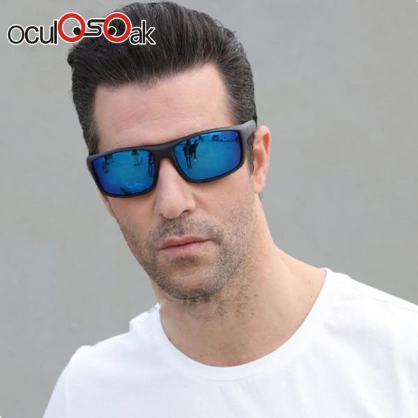men classic polarized sunglasses male eyewear driving rectangle mirror sun glasses 100% uv protection gafas 1026, White;black