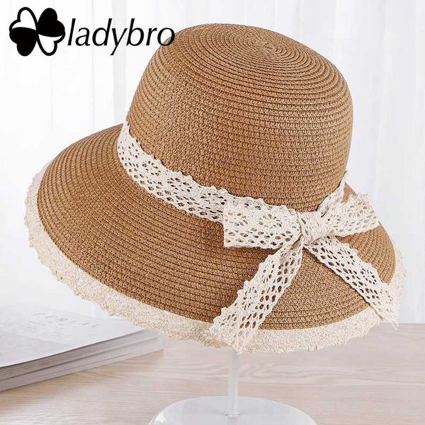 wide brim hats ladybro summer straw hat women bowknot sun lace beach lady elegant chapeau femme flower visor cap female, Blue;gray
wide brim hats ladybro summer straw hat women bowknot sun lace beach lady elegant chapeau femme flower visor cap female, Blue;gray
