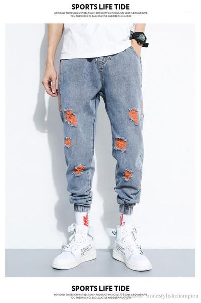 fashion hole washed harem pants designer mens loose plus size jeans mens luxury jeans, Blue
fashion hole washed harem pants designer mens loose plus size jeans mens luxury jeans, Blue