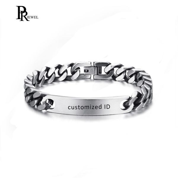 customized engraving stainless steel matte finished plain curb chain id identification bracelets retro gray y200810, Golden;silver
customized engraving stainless steel matte finished plain curb chain id identification bracelets retro gray y200810, Golden;silver