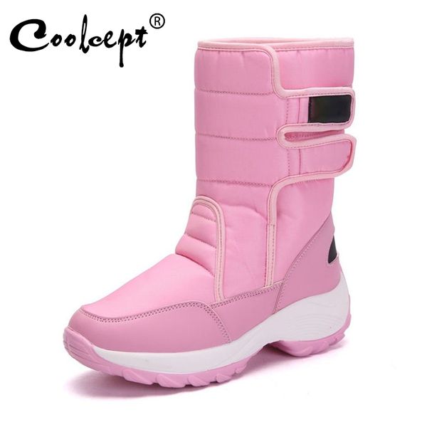 coolcept 4 colors winter keep warm ladies snow boots thick bottom comfortable mid calf boots warm fur footwear size 35-42, Black
coolcept 4 colors winter keep warm ladies snow boots thick bottom comfortable mid calf boots warm fur footwear size 35-42, Black