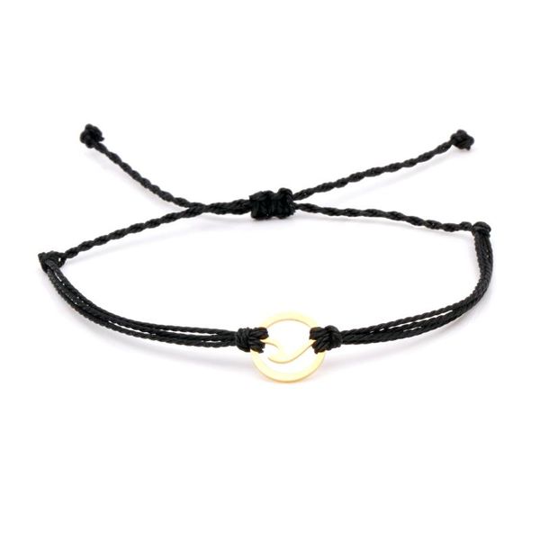 Stainless Steel Wave Charm Bracelets Waterproof Black White Blue Waxed String Gunblack Adjustable Summer Beach Surf Bracelet, Golden;silver
Stainless Steel Wave Charm Bracelets Waterproof Black White Blue Waxed String Gunblack Adjustable Summer Beach Surf Bracelet, Golden;silver