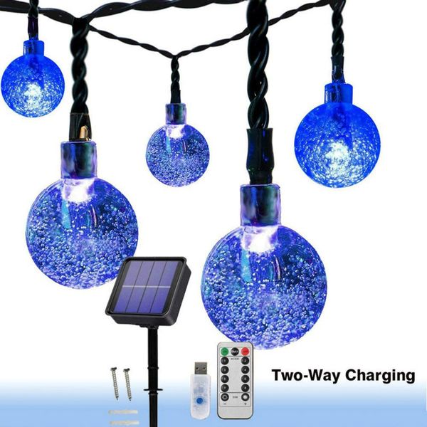 new solar usb dual-purpose light string bubble ball led light outdoor waterproof christmas and holiday courtyard decoration light string
new solar usb dual-purpose light string bubble ball led light outdoor waterproof christmas and holiday courtyard decoration light string