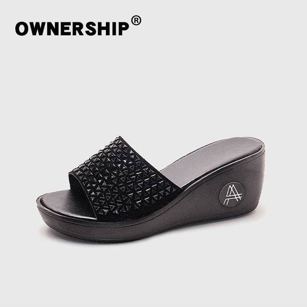 women casual sewing solid comfortable open toe wedge woman platform slippers ladies shoes summer fashion breathable footwear, Black
women casual sewing solid comfortable open toe wedge woman platform slippers ladies shoes summer fashion breathable footwear, Black