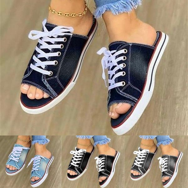 women summer sandals fashion canvas shoes and slippers heel flat platform heel casual ladies plus sandals women's shoes, Black
women summer sandals fashion canvas shoes and slippers heel flat platform heel casual ladies plus sandals women's shoes, Black