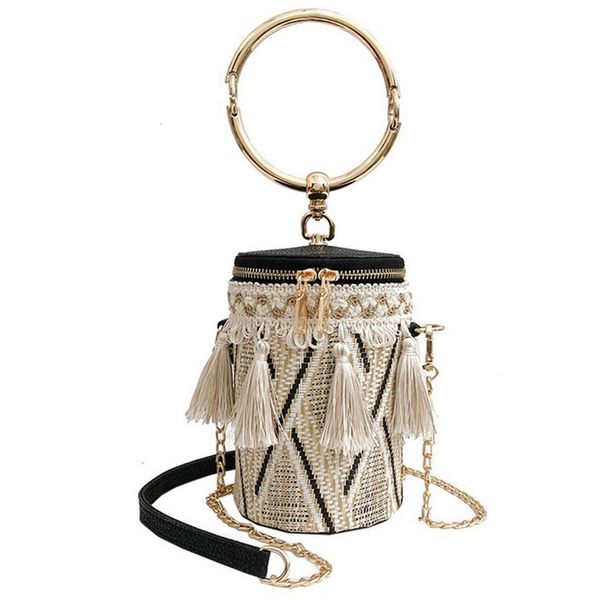 summer fashion new handbag straw bag women bag round tote bag hand metal ring tassel shoulder travel 40
summer fashion new handbag straw bag women bag round tote bag hand metal ring tassel shoulder travel 40