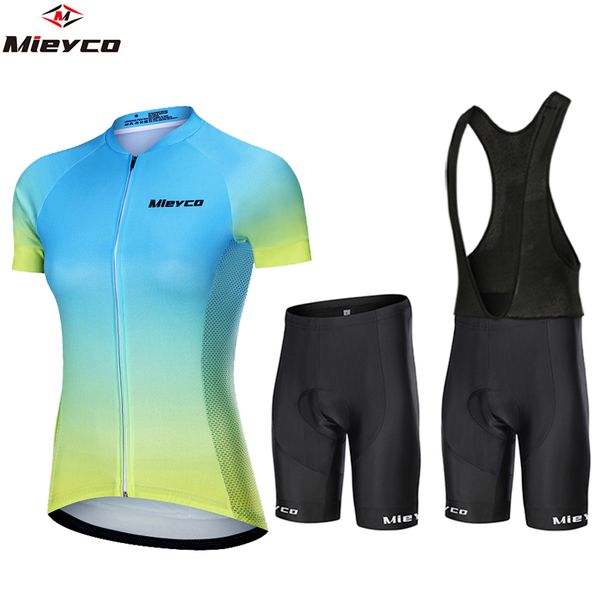 mieyco 2020 women cycling jersey summer short sleeve set maillot bib short bicycle clothes sportwear shirt clothing suit rennrad, Black;blue
mieyco 2020 women cycling jersey summer short sleeve set maillot bib short bicycle clothes sportwear shirt clothing suit rennrad, Black;blue